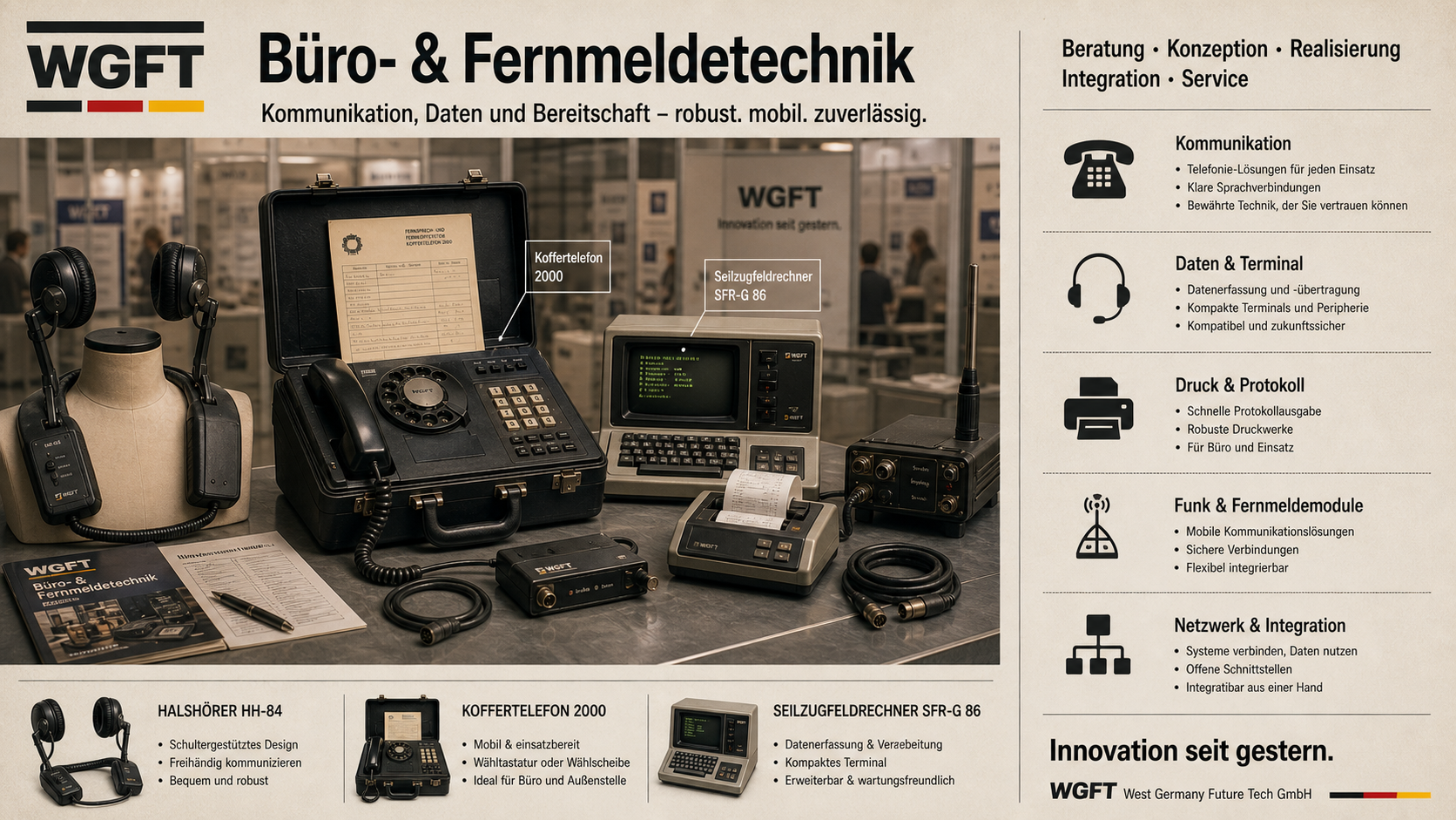 Büro und Fernmeldetechnik